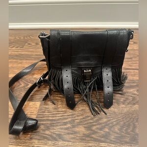 Proenza Schouler Black Fringe Bag